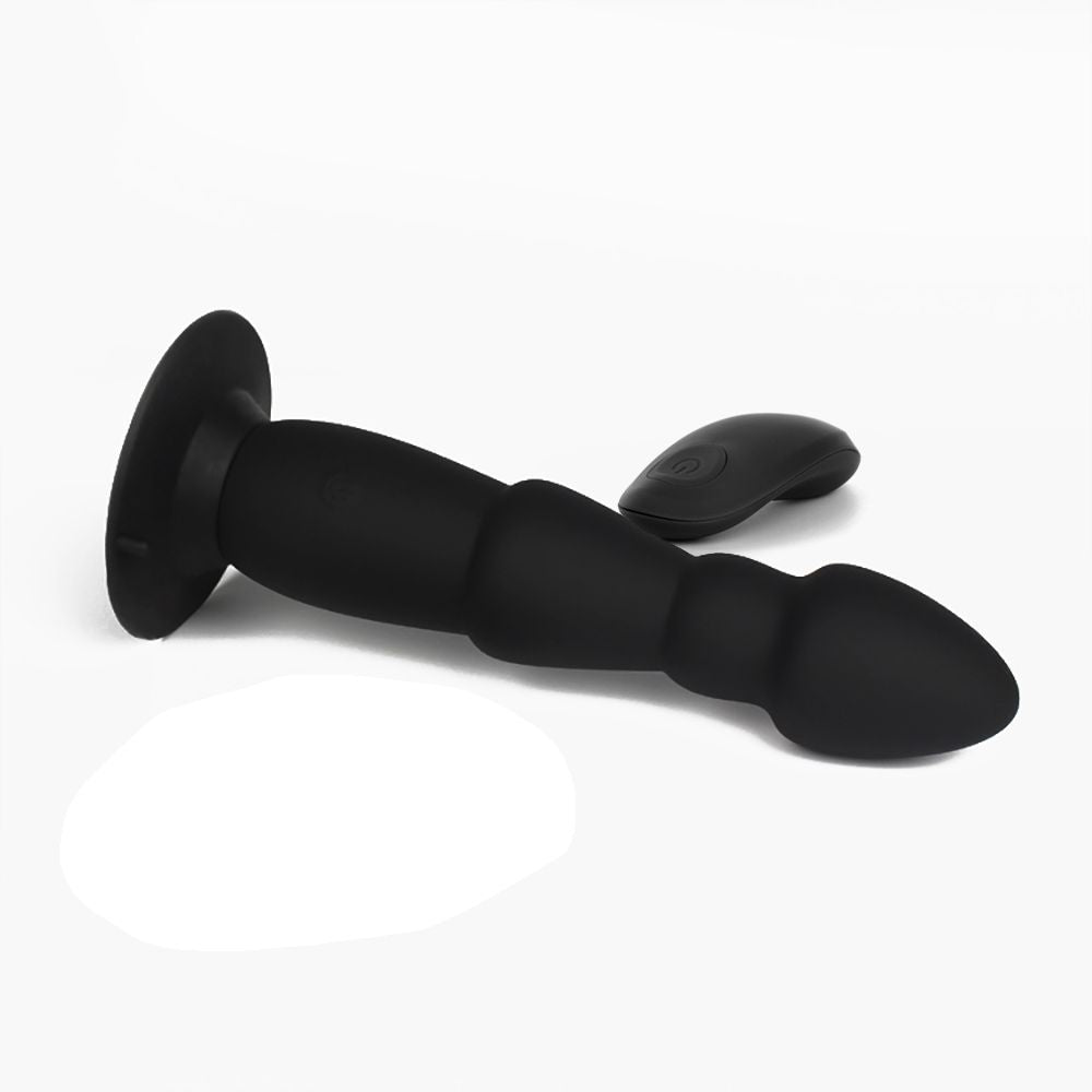 Wireless Remote Control Charging Silicone Anal Vibrator-EROSREALM