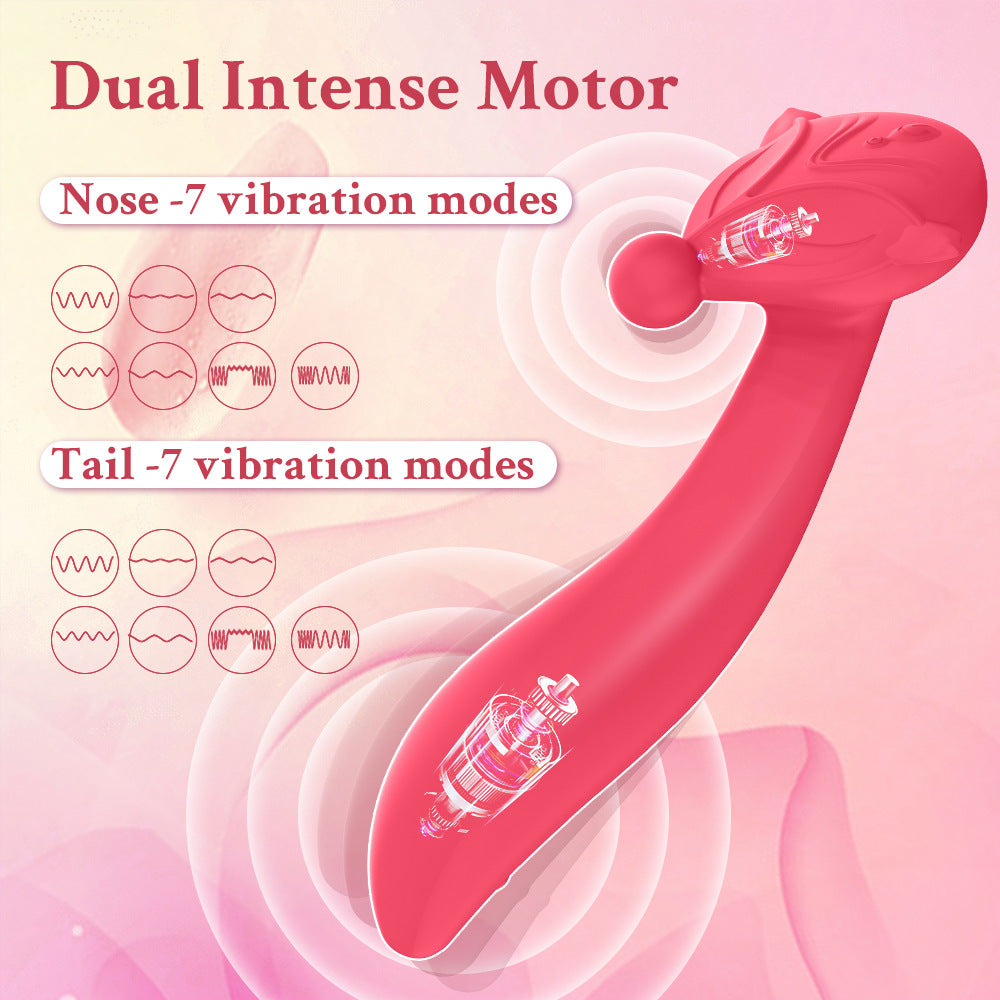 Fox Dual-motor Strong Shock G-spot Vibrator-EROSREALM