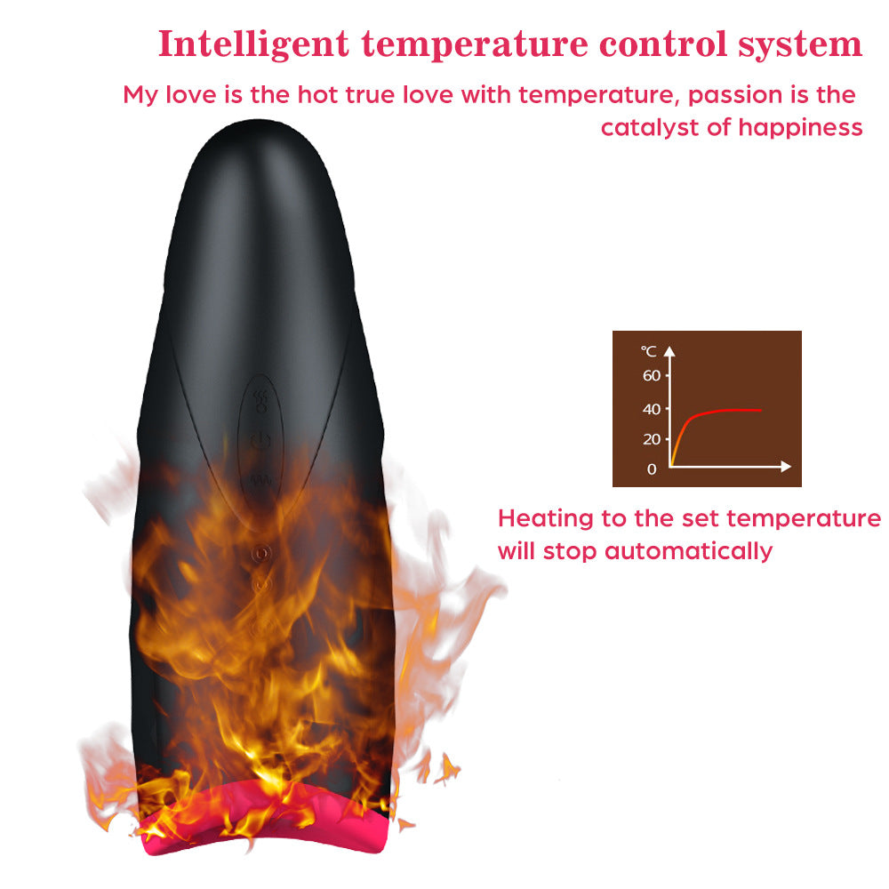 Warming Oral Sex Aircraft Cup Penis Exerciser Allows Men's Masturbation-EROSREALM