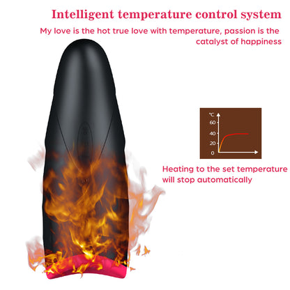 Warming Oral Sex Aircraft Cup Penis Exerciser Allows Men's Masturbation-EROSREALM