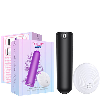 10 Speeds Remote Control Mini Lipstick Bullet Vibrator-EROSREALM