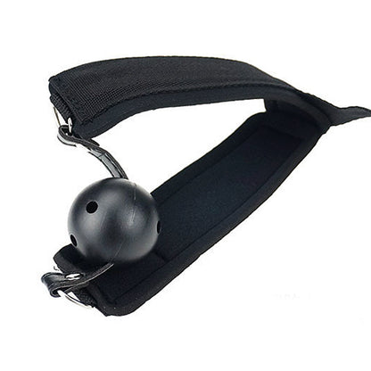 Breathable Ball Gag with Cuffs. BDSM Set for Couples-EROSREALM