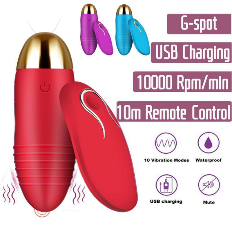 10 Speed Mini Bullet Vibrator Powerful Vibrating Eggs-EROSREALM