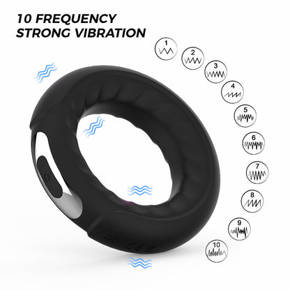 Vibrator Vibrating Penis Ring for Clitoral Stimulation. Remote Control Clitoris Stimulator Massager-EROSREALM