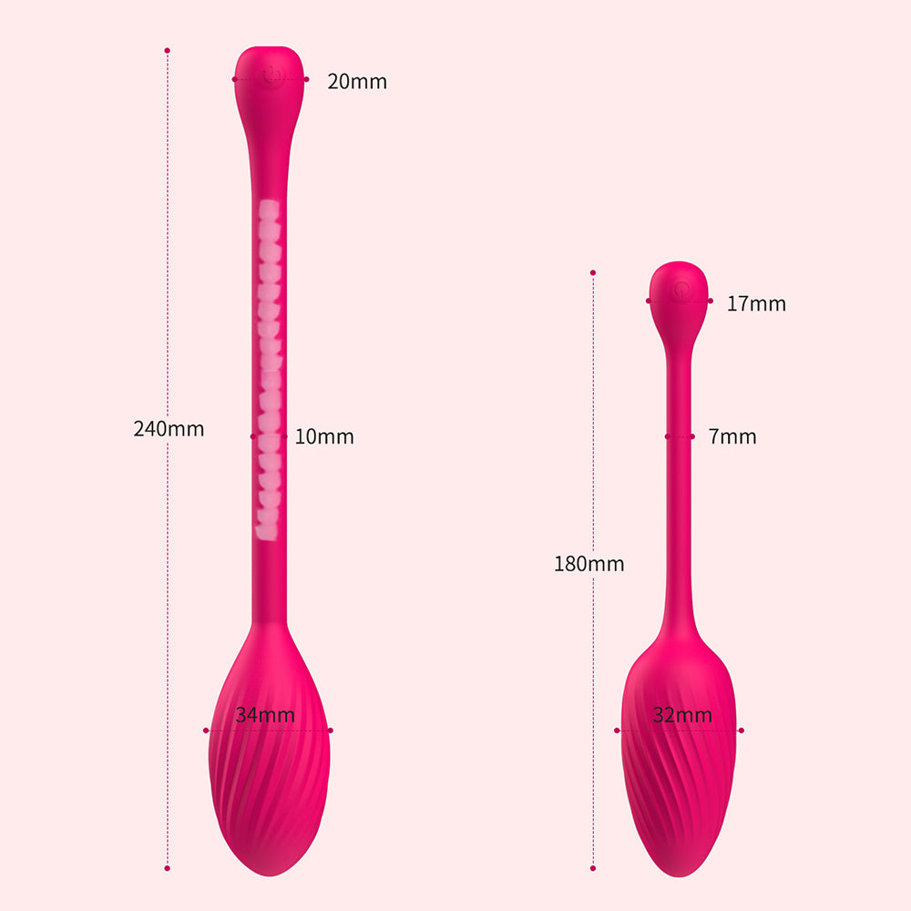 Remote Control Vibrating Egg Built-in Kegel Ball Panties Vibrator-EROSREALM