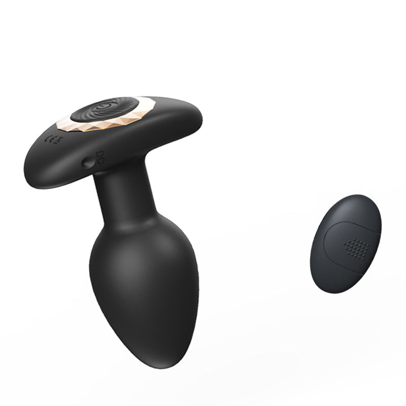 Wireless Remote Control 10 Modes Vibrating Butt Plug-EROSREALM