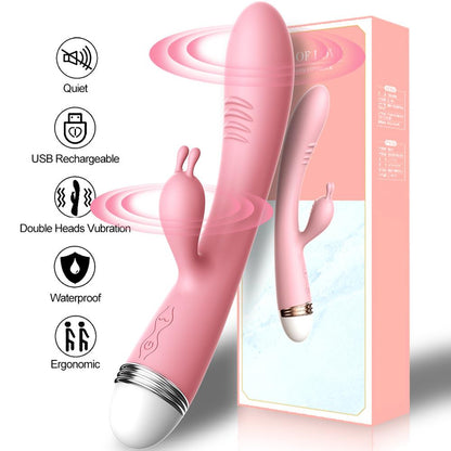 Multiple Frequency Rabbit Clit & G-spot Vibrator-EROSREALM