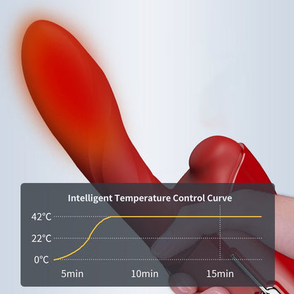 Luxury Remote Control Heating Telescopic Vibrating Sex Machine-EROSREALM