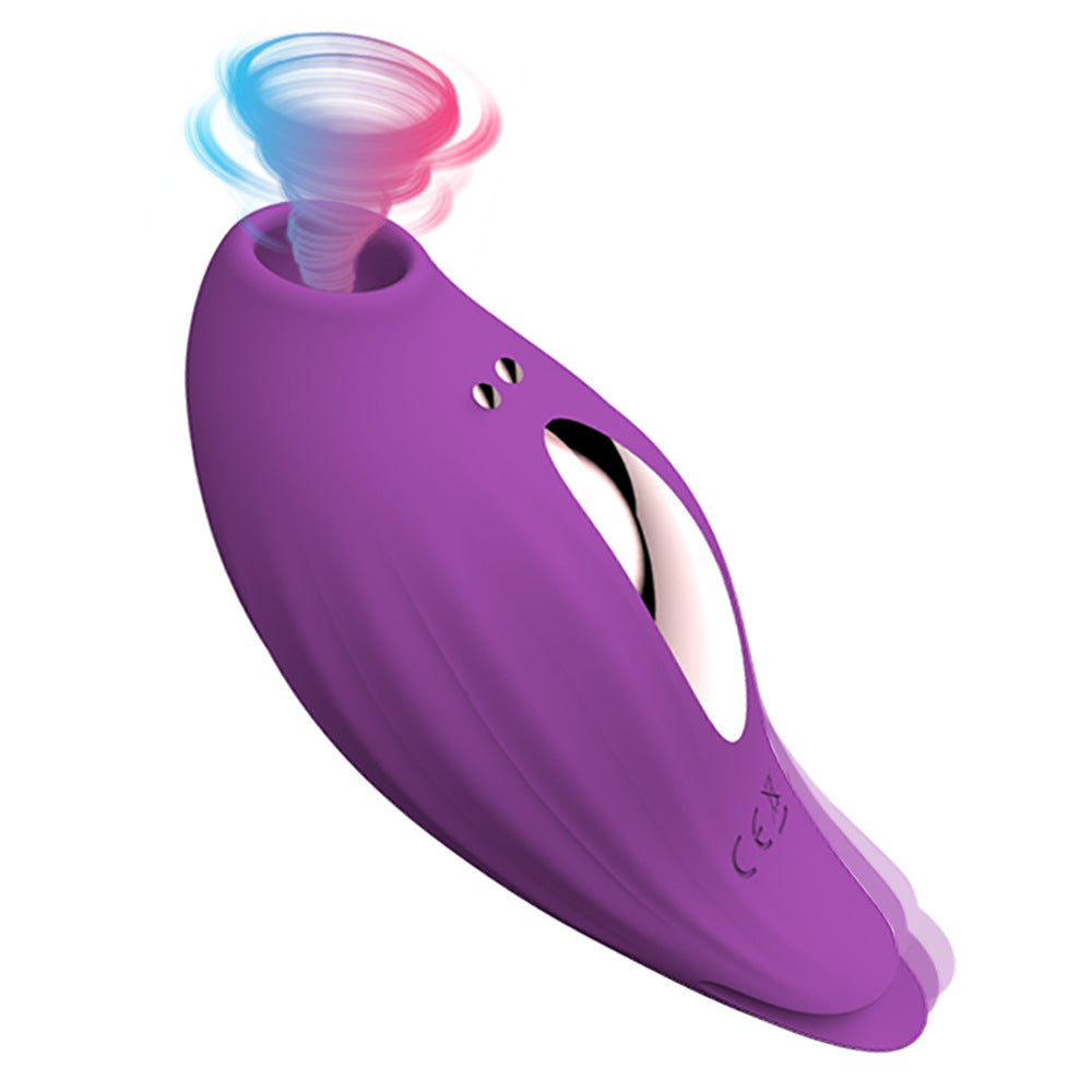 Clitoral Sucking Licking Vibrator with 10 Powerful Vibrations 5 Intensity Suctions. 2 in 1 Waterproof Clit Sucker Nipple Stimulator-EROSREALM