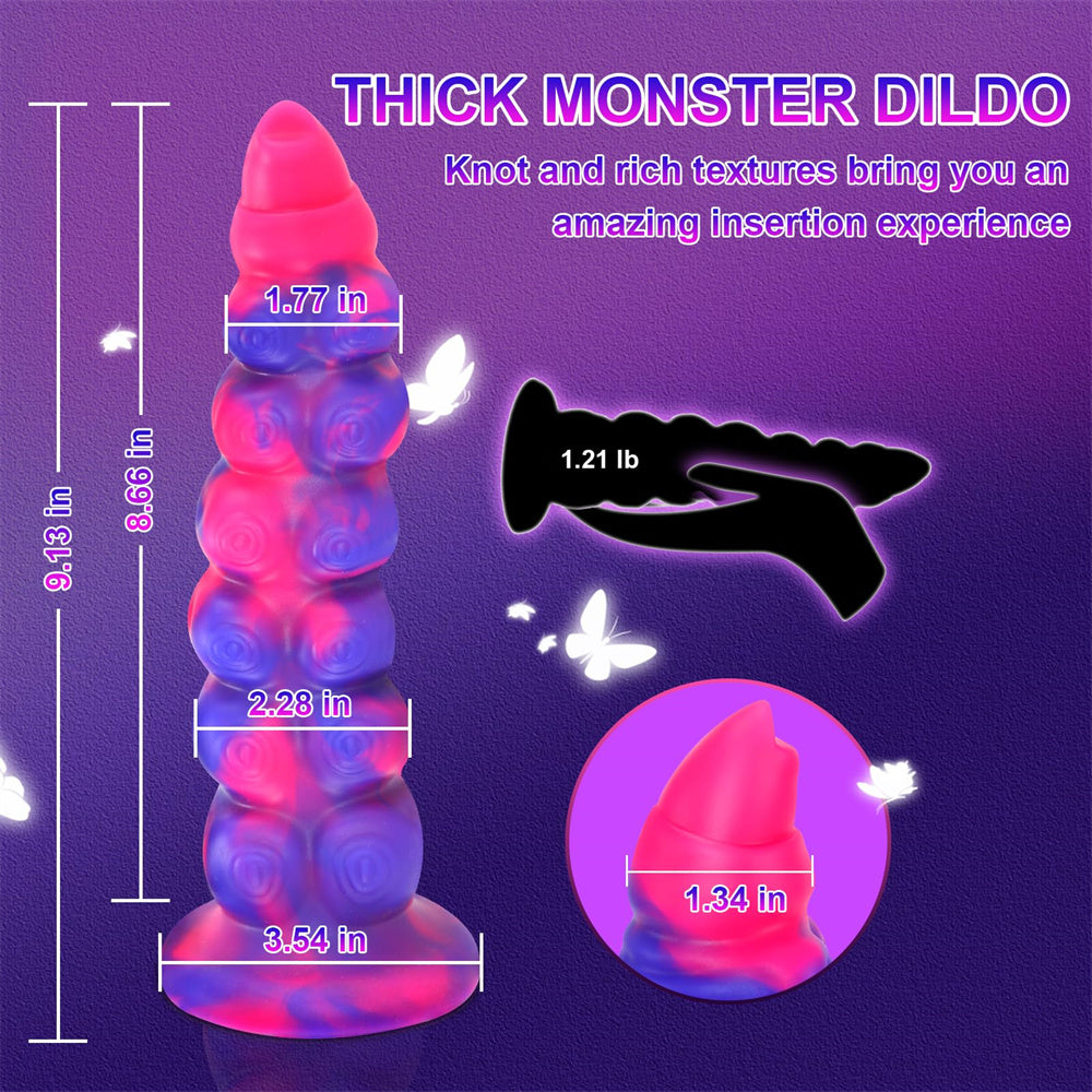 Fantasy Monster Dildo Vibrator Thrusting Dildo Anal Beads Vibrator-EROSREALM