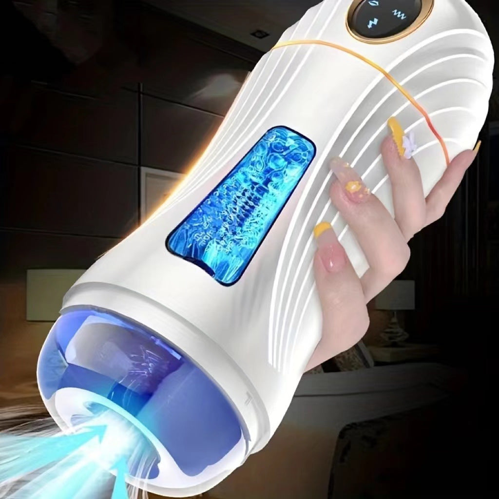 The Fleshy Pro 2.0 Suction Vibration Voice Male Masturbation Cup-EROSREALM