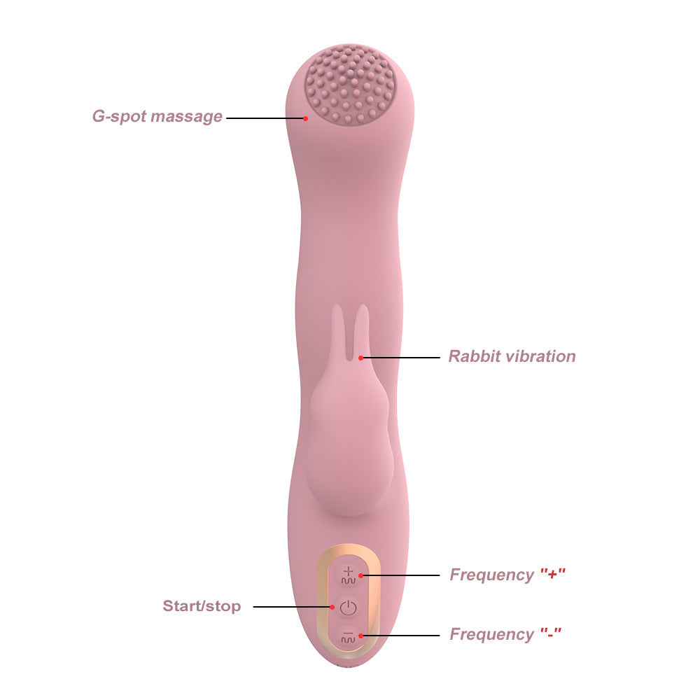 2-in-1 Stimulating Rabbit Vibrator-EROSREALM