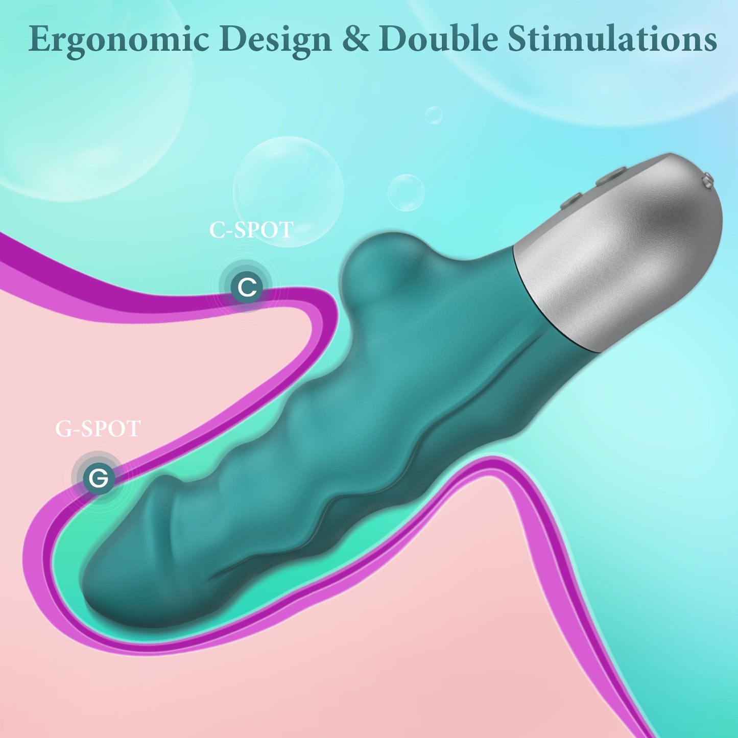 Curved 10 Frequency G-spot Vibrator-EROSREALM