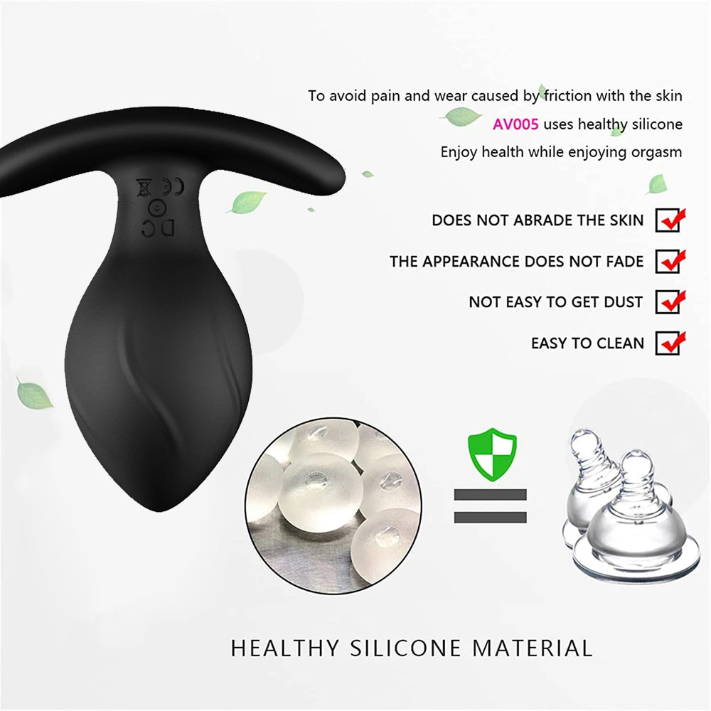 Four Sizes App / Wireless Remote Control Anal Vibrator-EROSREALM