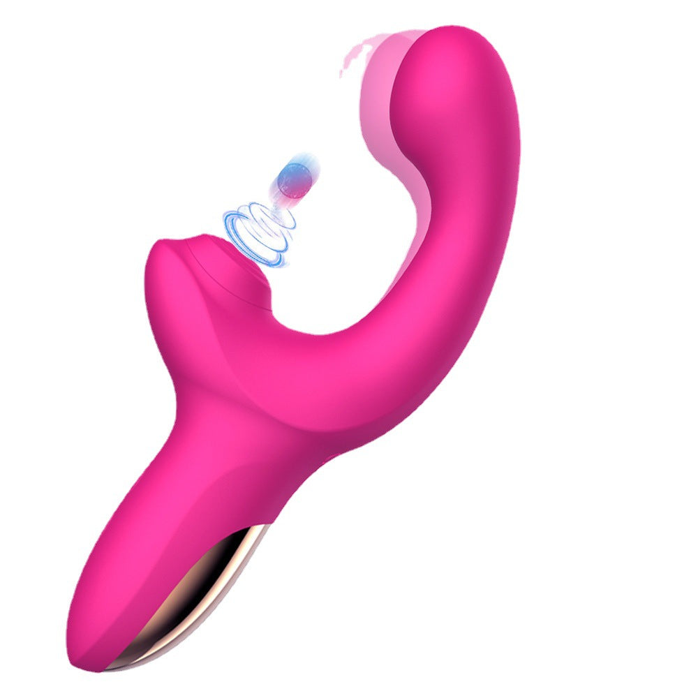 Sucking/Tapping Vibrators. Come Hither/Vibration G Spot Stimulator. 2 In 1 Sex Toy-EROSREALM