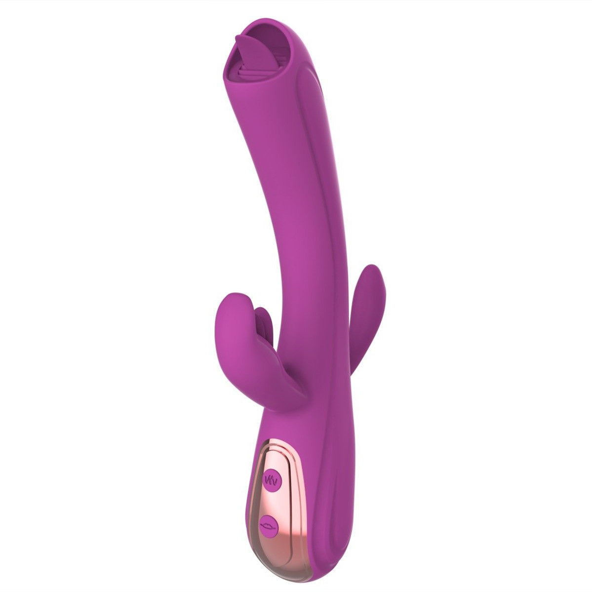 Double Tongue Vibrating G-spot Vibrators-EROSREALM