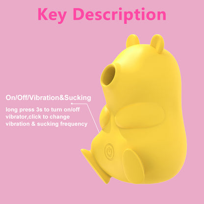 Vagina Sucking Vibrator Duck Vibrating Sucker Oral Sex Suction Clitoris Stimulator-EROSREALM