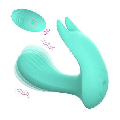 2-in-1 Clit Stimulator & Panty Vibrator-EROSREALM