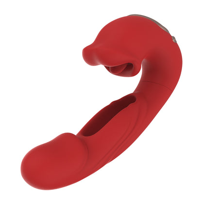 Tongue Licking Flapping Clit & G-spot vibrator-EROSREALM