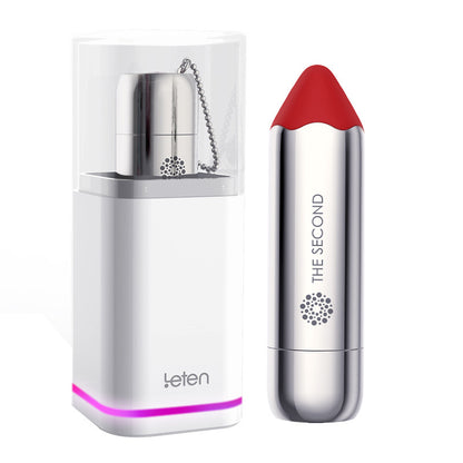 Leten Wireless Charging Sleek Lipstick Vibrator-EROSREALM