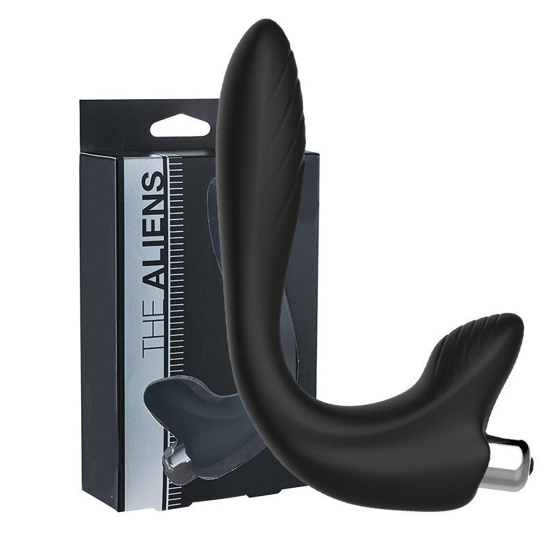 Shaped Silicone Waterproof Single Shock Prostate Massager-EROSREALM