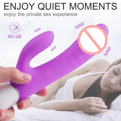 2 In 1 Dildos Vibrator-EROSREALM