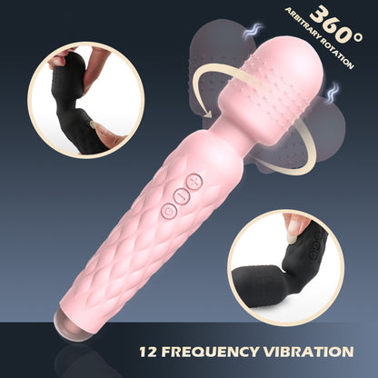 AV Vibrator Magic Wand Massager Clitoris Stimulator-EROSREALM