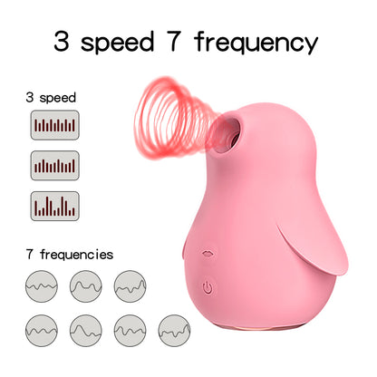 Fun G-spot Penguin Sucking Egg Skipping Clitoris Stimulation Female Breast Massage Masturbation Egg Skipping Adult Products-EROSREALM