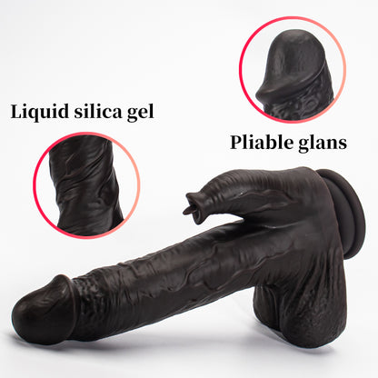 8.7 Inches Jocko Heating Thrusting Vibrating Swinging Realistic Dildo-EROSREALM