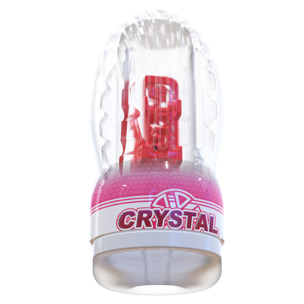 Crystal Transparent Male Manual Masturbation Cup-EROSREALM