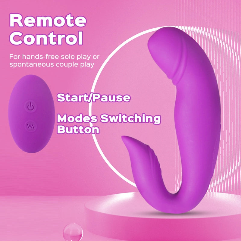 Dolphin - Dual-motor Rolling G-spot & Clitoral Vibrator-EROSREALM