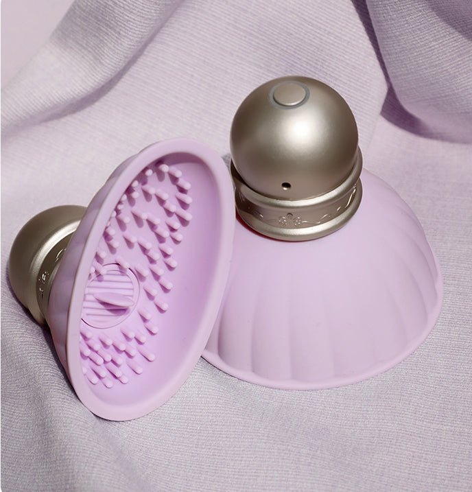 Wireless Remote Control Vibrating Clit & Breast Massager-EROSREALM