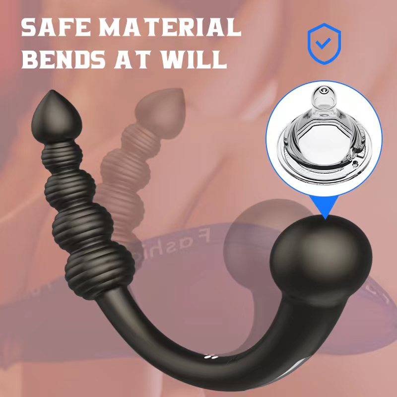 10 Speed Anal Vibrator Anal Beads Prostate Massager Butt Plug-EROSREALM