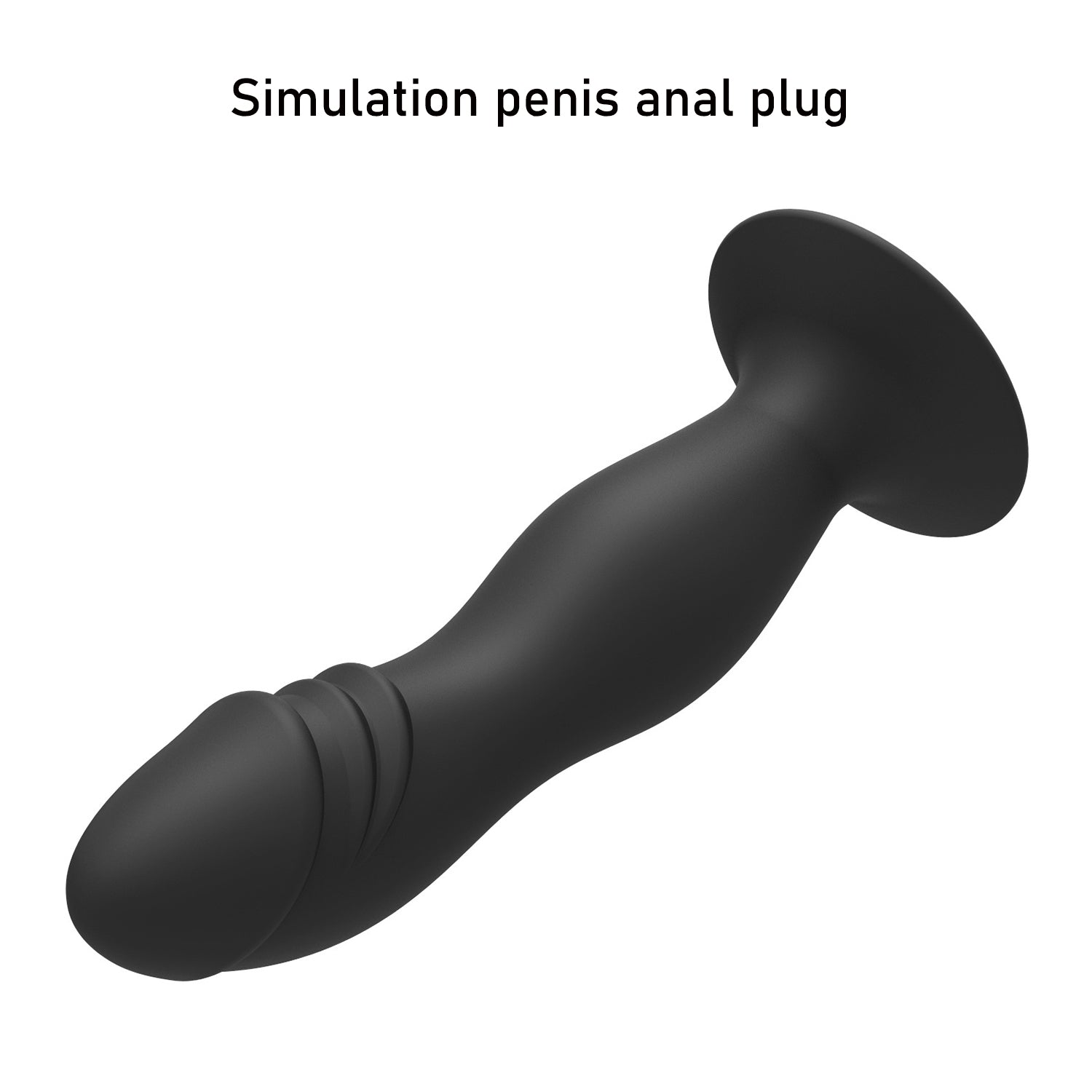 Silicone Anal Dildos With Suction Cup-EROSREALM