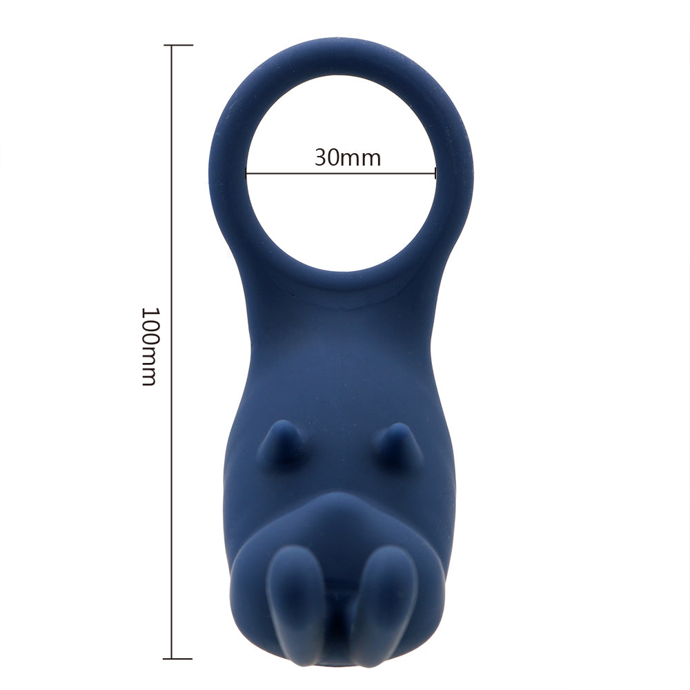 Rabbit Cock Ring Vibrator Male Delay Ejaculation Massager Clitoris Stimulation Sex Toys For Couple-EROSREALM