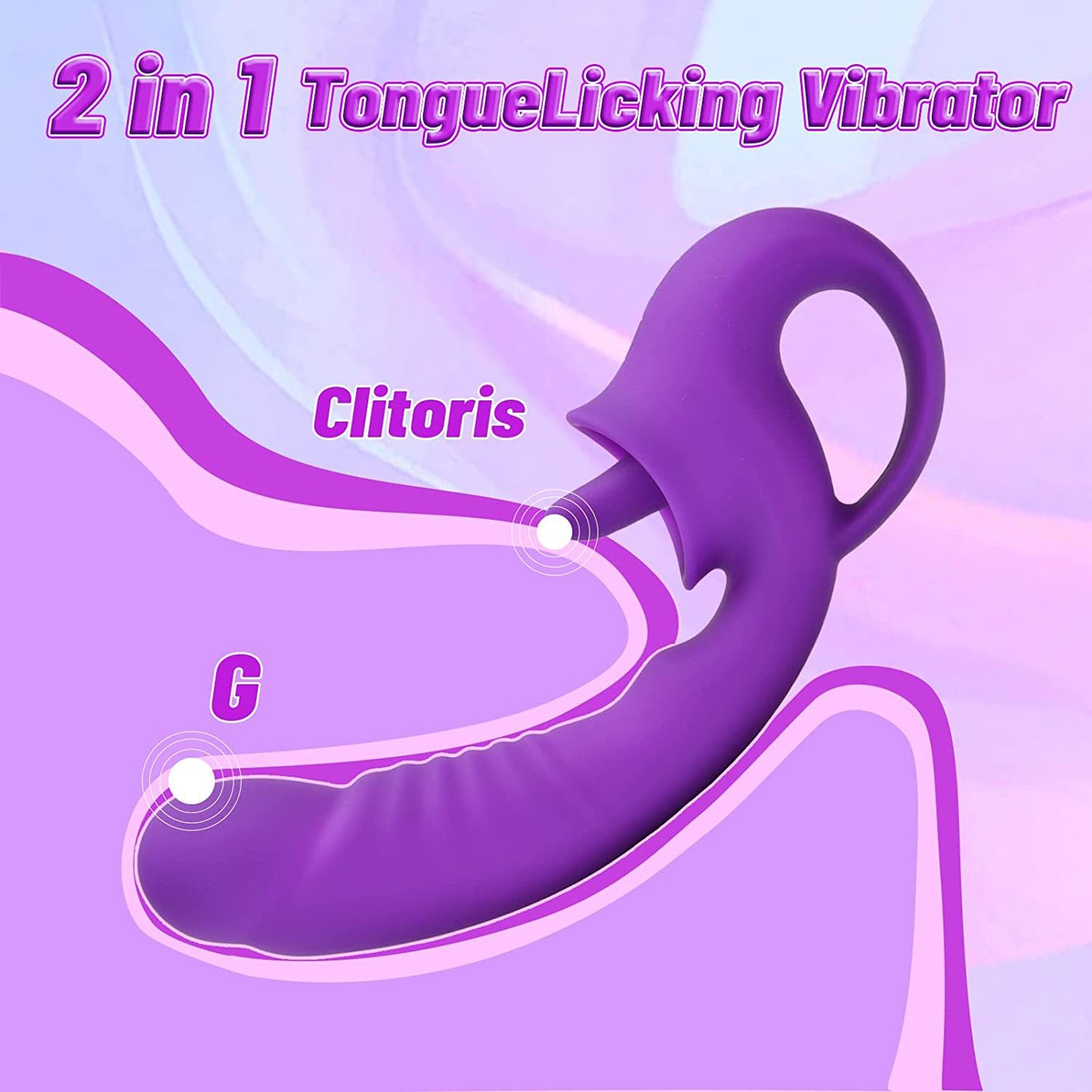 Ava 2-in-1 Tongue-licking Vibrator-EROSREALM