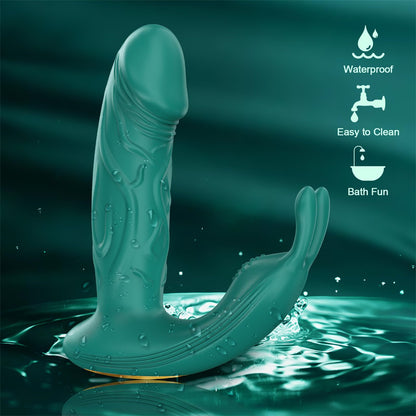 Realistic Rabbit Dildo Vibrator Clitoris G Spot Stimulator App Control-EROSREALM