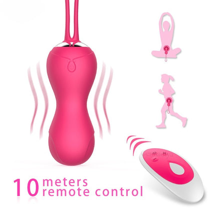 10 Speed Vibrating Egg Exercise Vagina Tighten Kegel Ball Egg Vibrator-EROSREALM