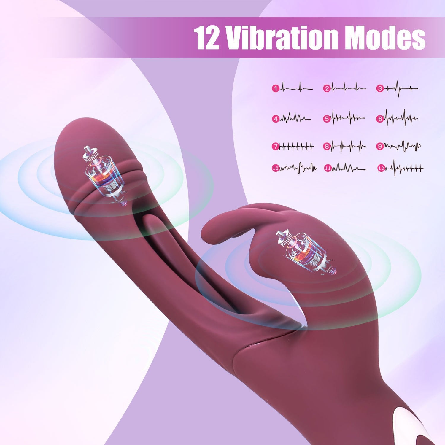 3-in-1 Tapping Clit-stimulating G-spot Vibrator-EROSREALM