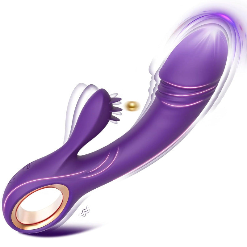 Simulated Penile Massage Shaker G-point Clitoral Stimulation. Masturbation. Thrusting And Thrusting For Both Ends In Seconds. Adult And Playful Female Use-EROSREALM