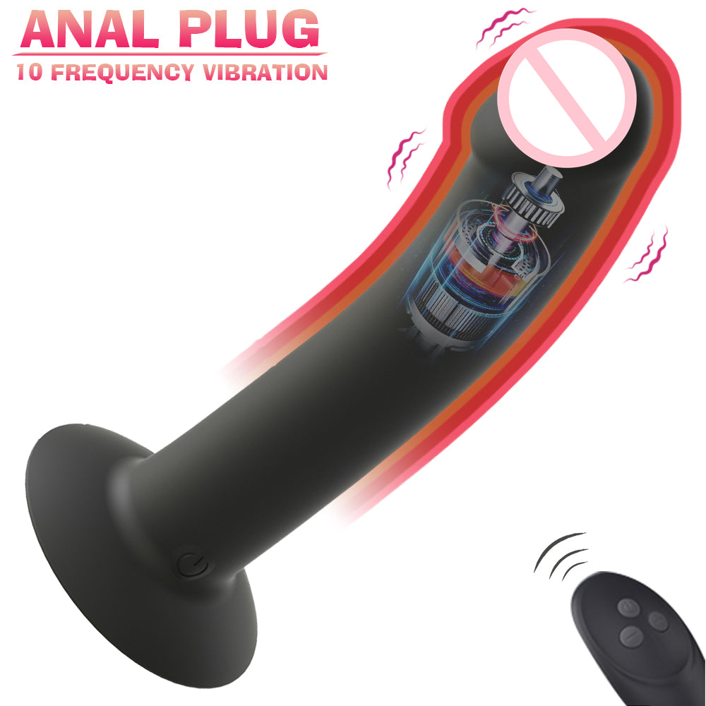 10 Frequency Dildo Vibrator Prostate Stimulator For Adult-EROSREALM