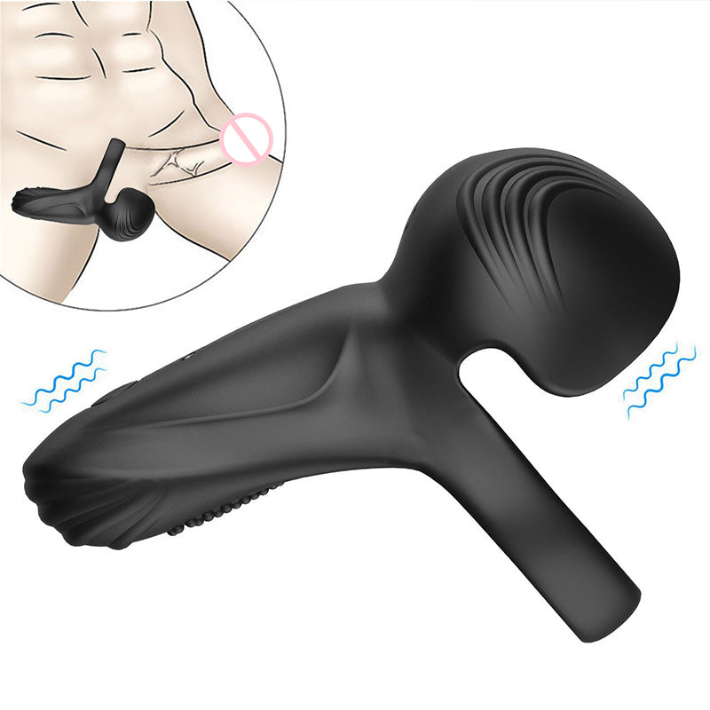 Remote Control Cock Ring Silicone Ring Electric Prostate Massager-EROSREALM