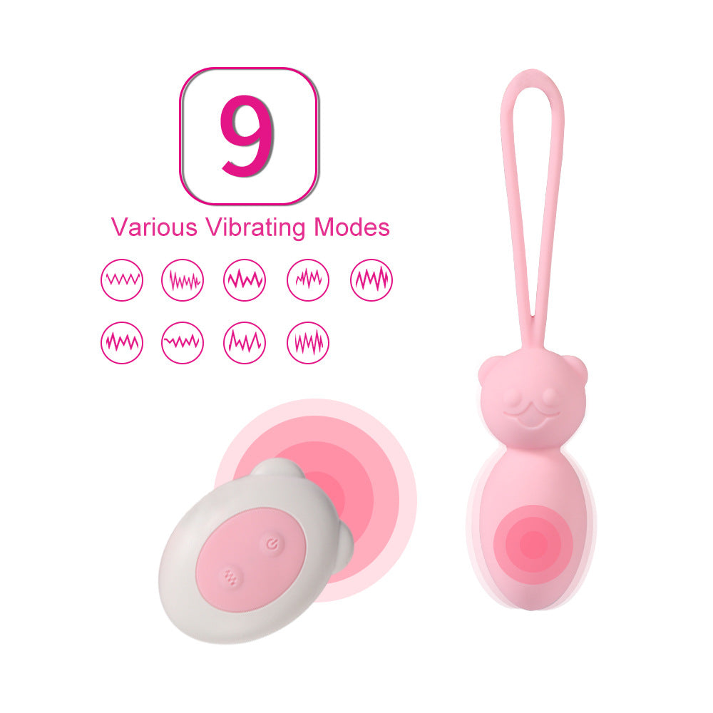 Little Bear Egg Jumping Female Masturbation Device Clitoris Stimulation Vibrator-EROSREALM