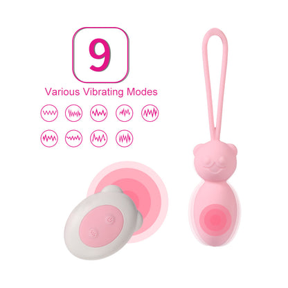 Little Bear Egg Jumping Female Masturbation Device Clitoris Stimulation Vibrator-EROSREALM