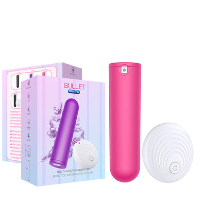 10 Speeds Remote Control Mini Lipstick Bullet Vibrator-EROSREALM