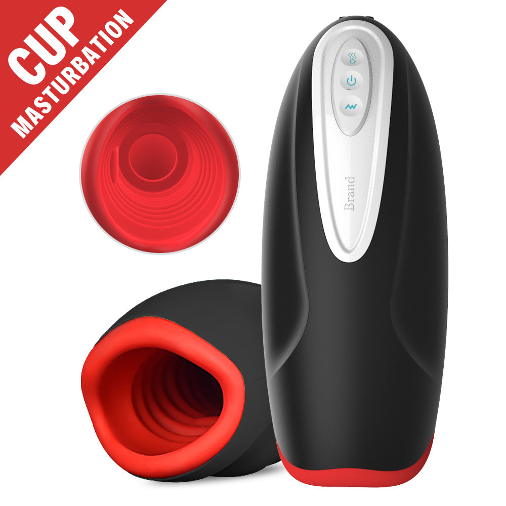 10 Modes Vibration Warming Male Penis Exerciser-EROSREALM