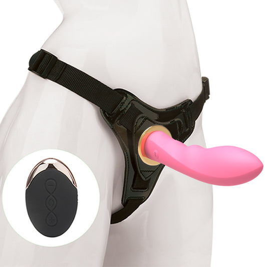 Wireless Remote USB Rechargeable Strap On Dildo-EROSREALM