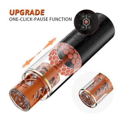 Master Upgraded 6-telescoping Rotating Masturbation Cup-EROSREALM