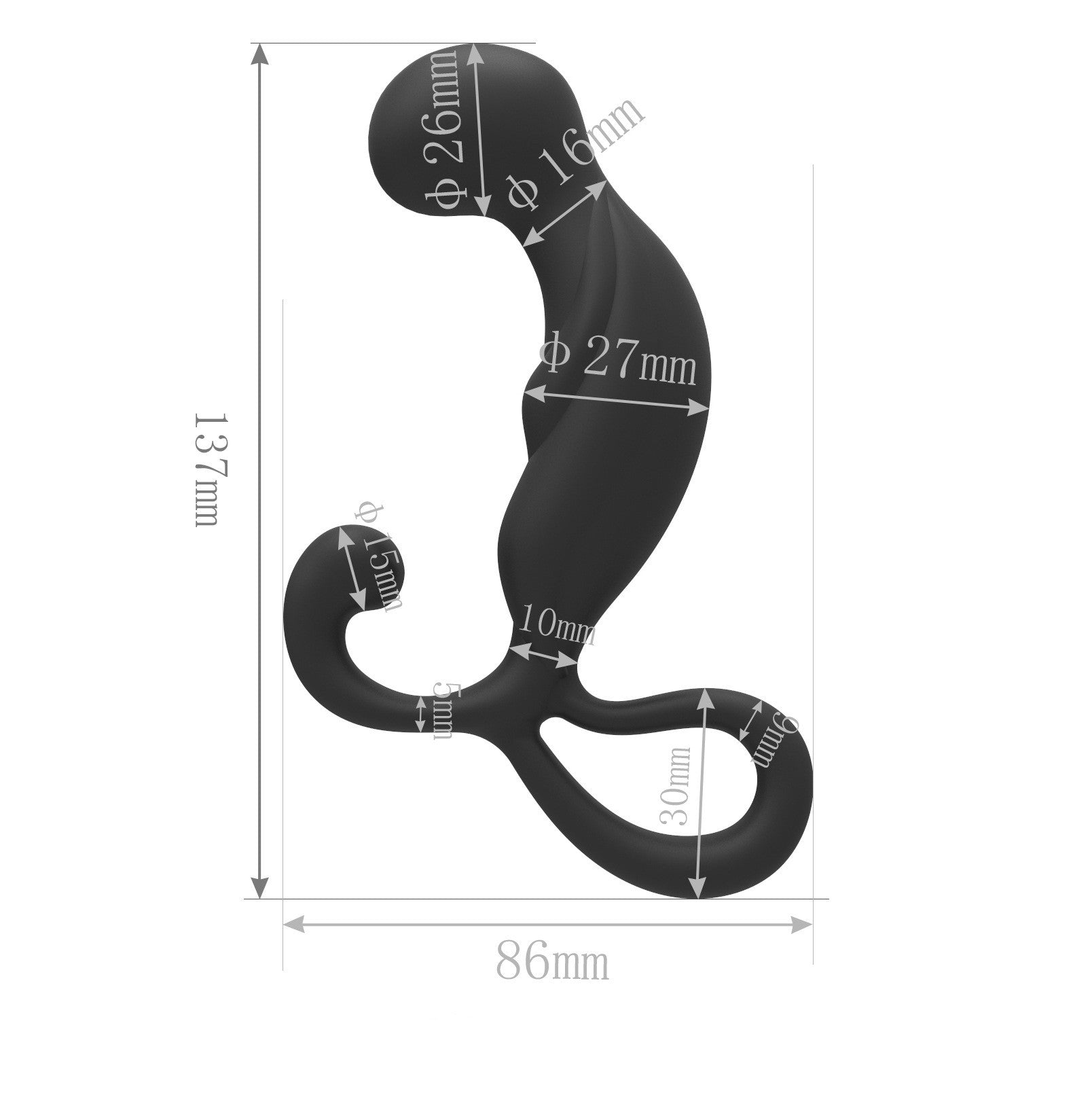 Prostate Vestibular Massager Anal Tamponade Massage-EROSREALM