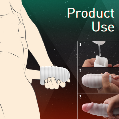 Silicone Aircraft Cup Male Training Masturbation Cup-EROSREALM